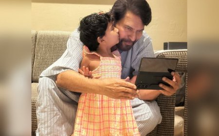 Basil Joseph's little daughter asks Mammootty 'What's your name?'