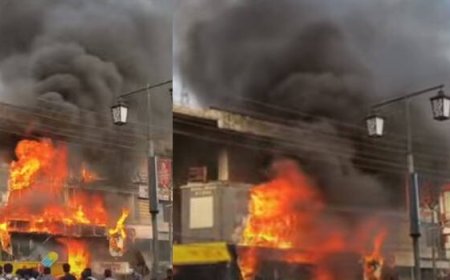 Major fire at Kerala shopping complex leaves 10 shops gutted, none hurt