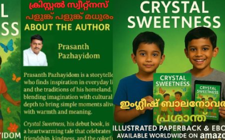 ക്രിസ്റ്റൽ സ്വീറ്റ്നസ്:   ഇംഗ്ലീഷ് ബാലനോവൽ,  പ്രശാന്ത് ; നിരൂപണം : മിനി സുരേഷ്