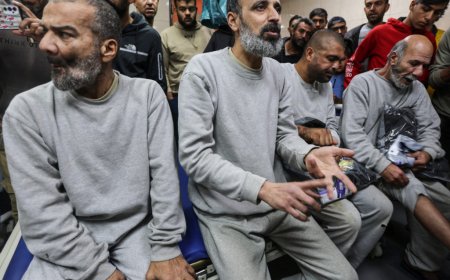Palestinian detainees, Israeli captives freed; Trump in Knesset