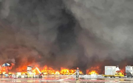 Massive fire at Dhaka airport halts all flight operations