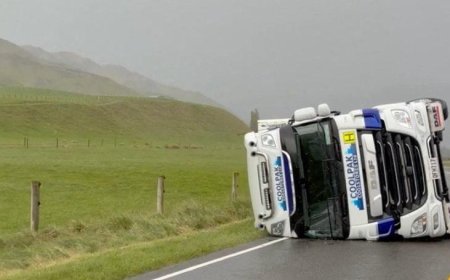Strong winds in New Zealand leave tens of thousands without power
