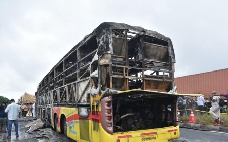 Andhra bus fire claims 19 lives; 16 teams formed for probe