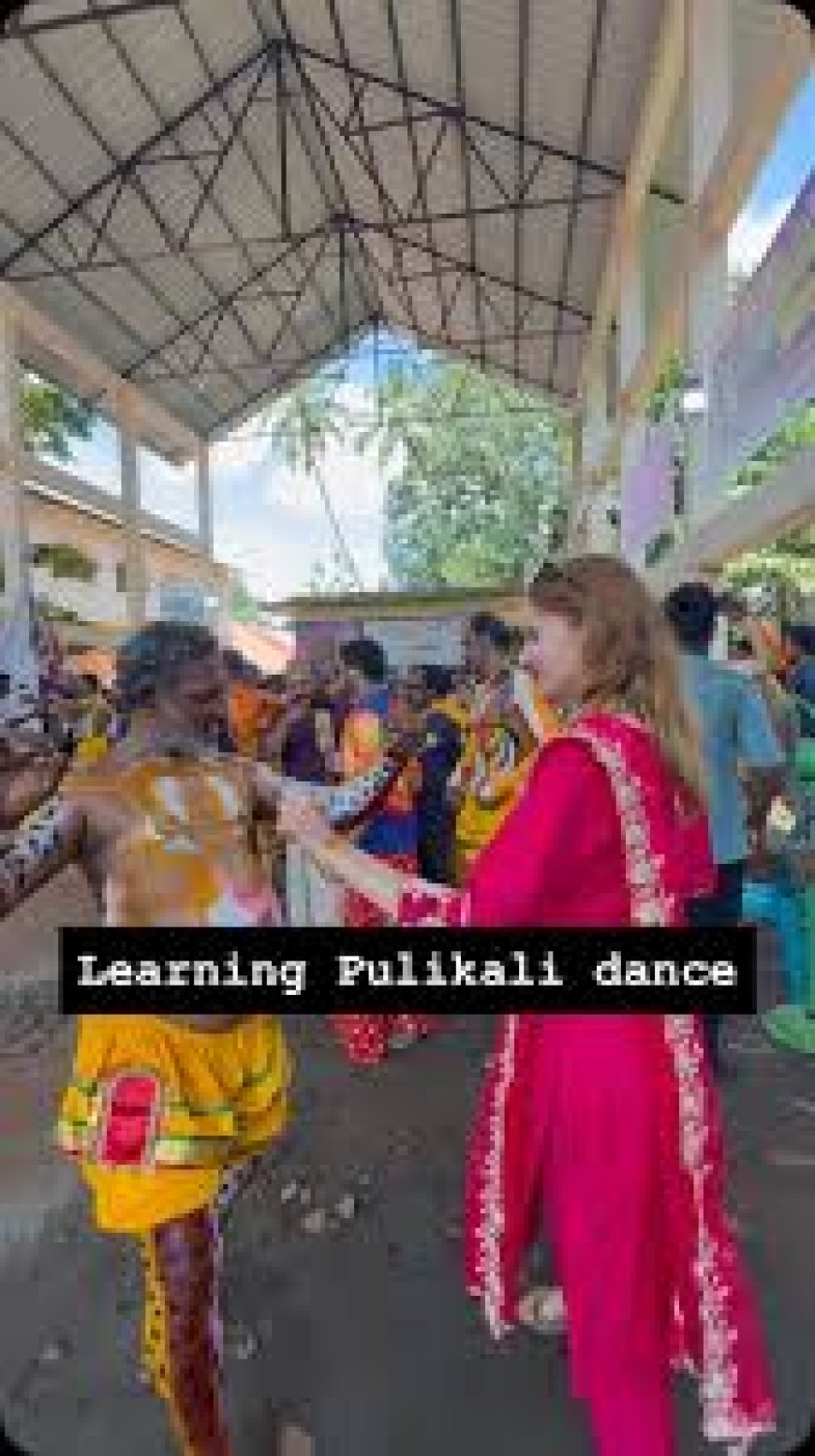 Polish woman learns Kerala’s iconic Pulikali tiger dance: ‘A moment I’ll never forget’