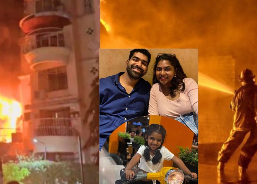Diwali tragedy in Mumbai: Four dead, including Malayali family of three, in apartment fire