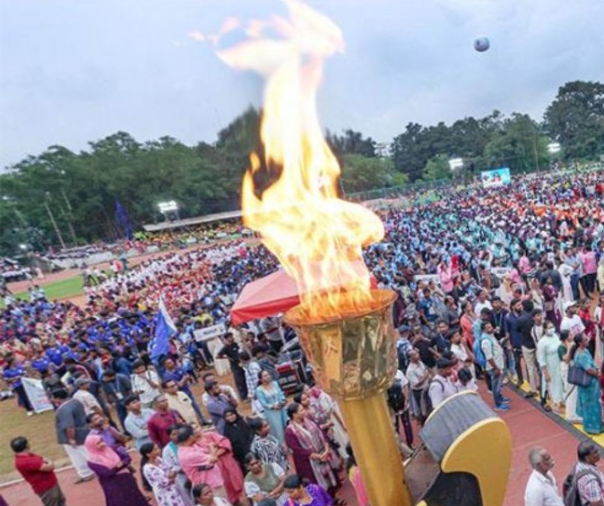 സംസ്ഥാന സ്കൂള് കായിക മേളക്ക് തലസ്ഥാന നഗരിയില് തുടക്കമായി