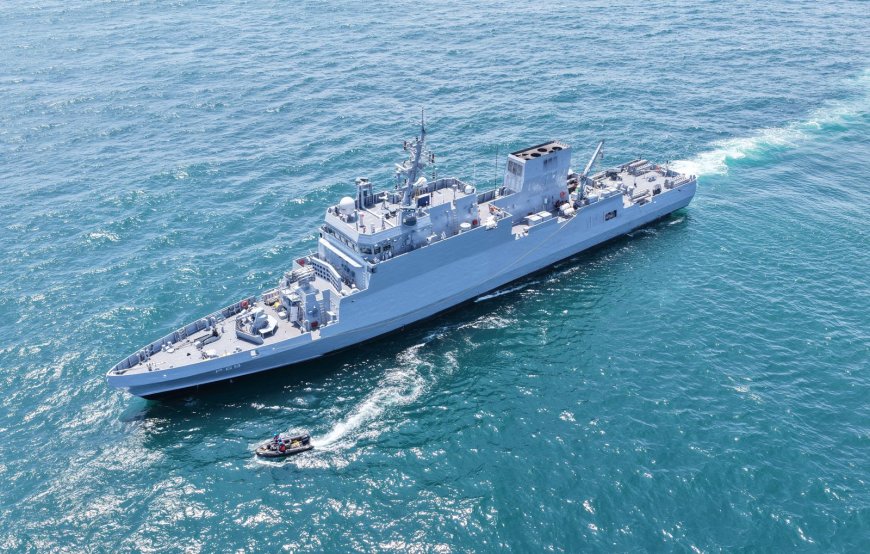 Cochin Shipyard hands over Mahe, the first anti-submarine warfare shallow water craft, to Indian Navy