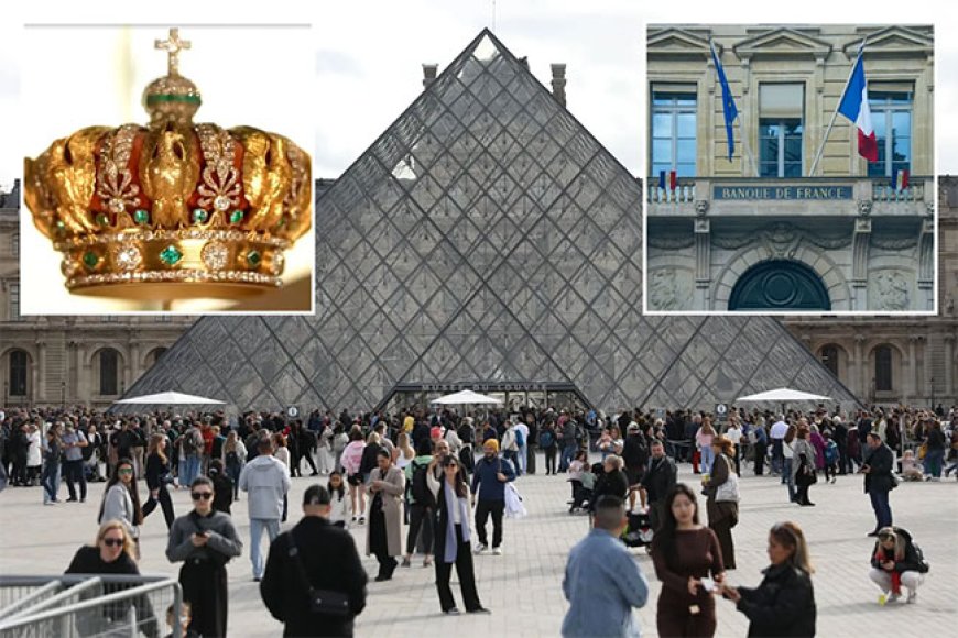 Two arrested over theft of jewels at Louvre museum in Paris