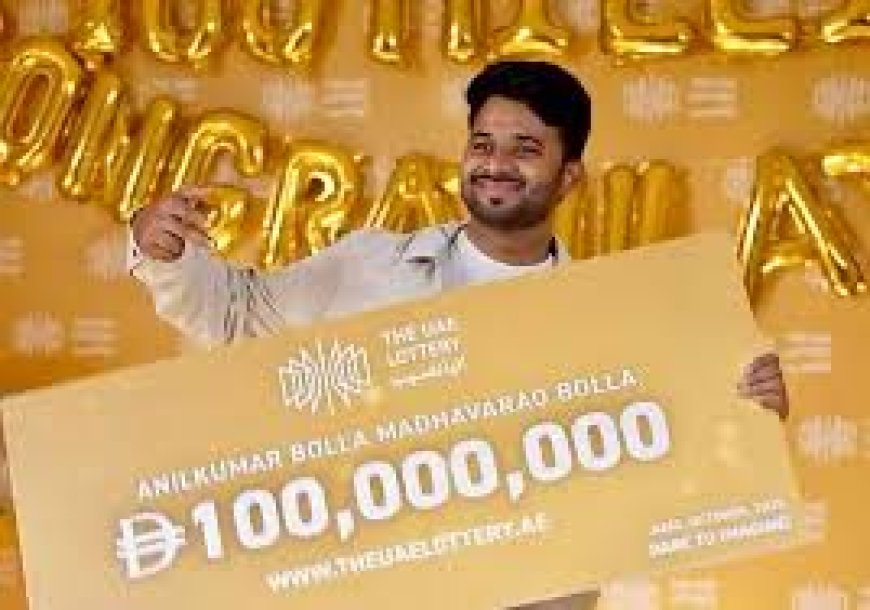 'ഈ വിജയത്തിൽ അമ്പരന്നുപോയി'; 220 കോടി രൂപ നേടിയ  ഇന്ത്യക്കാരന്റെ ചിത്രം  പുറത്തുവിട്ട്  യുഎഇ ലോട്ടറി അധികൃതര്‍