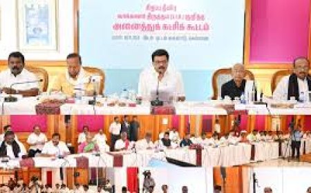 'വോട്ടർ പട്ടിക  പരിഷ്‌കരണം ബിജെപിയുടെ തന്ത്രം'; സർവകക്ഷി യോഗത്തിൽ ആഞ്ഞടിച്ച് സ്റ്റാലിൻ