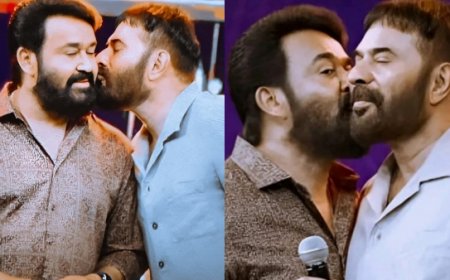 Mohanlal sends love to 'Ichakka' Mammootty for winning the Kerala State Film Awards