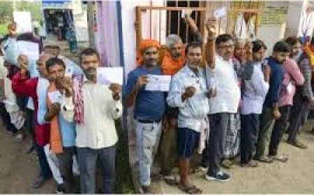 ബിഹാര്‍ തിരഞ്ഞെടുപ്പ് : ആദ്യഘട്ടത്തില്‍ 64.66 ശതമാനം പോളിംഗ്