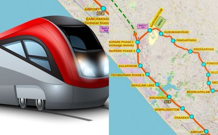 CM unveils alignment for first phase of Thiruvananthapuram Metro