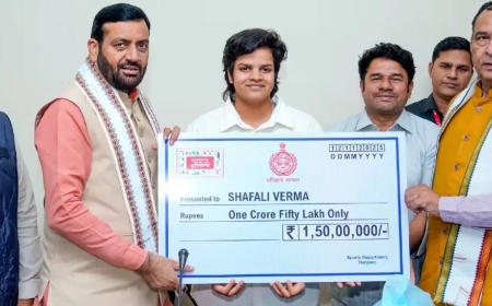 Shafali Verma appointed Brand Ambassador of Haryana State Women's Commission