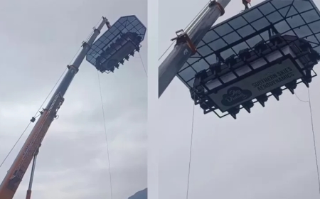 ഇടുക്കി ആനച്ചാലിലെ സ്‌കൈ ഡൈനിങില്‍ കുടുങ്ങിയ അഞ്ചുപേരെയും താഴെയിറക്കി