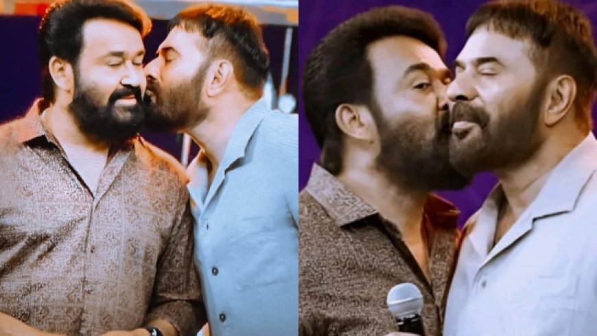 Mohanlal sends love to 'Ichakka' Mammootty for winning the Kerala State Film Awards