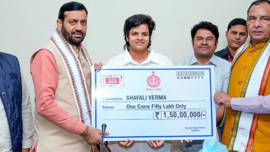Shafali Verma appointed Brand Ambassador of Haryana State Women's Commission