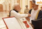 PM Modi conferred with The First Class of the Order of Oman, the Sultanate's national honour — Video