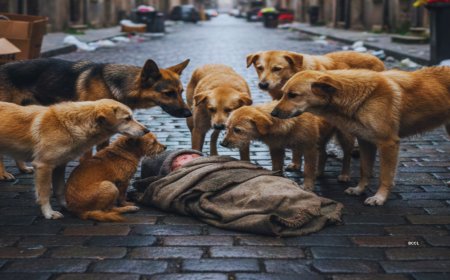 Abandoned newborn survives freezing night after stray dogs stand guard till rescuers arrive in Kolkata