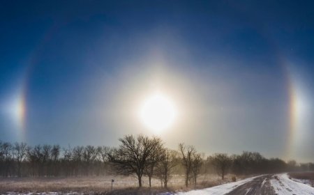 Why do pilots see three suns while flying over the Himalayas?