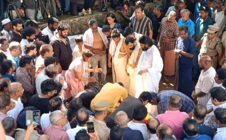 ശ്രീനി ഇനി ഓർമകളിൽ: മലയാളത്തിന്റെ പ്രിയ  ശ്രീനിവാസന് ഔദ്യോഗിക ബഹുമതികളോടെ വിട