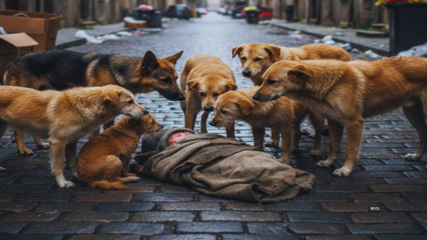 Abandoned newborn survives freezing night after stray dogs stand guard till rescuers arrive in Kolkata