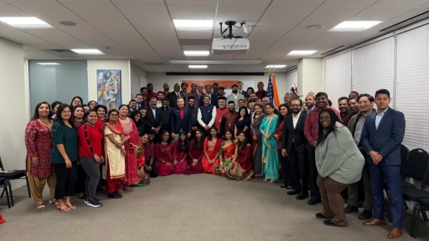 ഹൂസ്റ്റൺ ഇന്ത്യൻ കോൺസുലേറ്റ് ജനറൽ ക്രിസ്മസ് ആഘോഷം സംഘടിപ്പിച്ചു