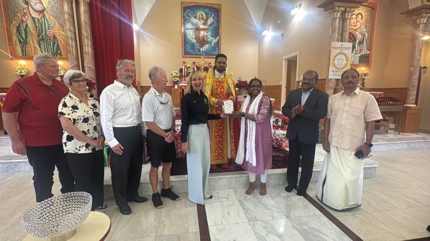 സെന്റ് പീറ്റേഴ്സ് മലങ്കര കത്തോലിക്കാ പള്ളിയും എക്സ്ചേഞ്ച് ക്ലബ്ബും കൈകോർക്കുന്നു; കുട്ടികൾക്കായി സ്നേഹസമ്മാനങ്ങൾ കൈമാറി