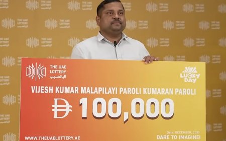 ‘I want to settle in India’: Kerala expat bags Dh100,000 UAE Lottery prize