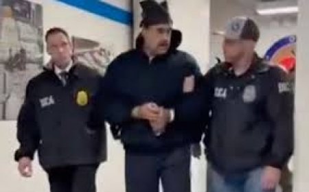 മദൂറോയെയും പത്നിയെയും ന്യൂയോർക്കിലെത്തിച്ചു; വെനസ്വേലയുടെ ഇടക്കാല പ്രസിഡന്റായി ഡെൽസി റോഡ്രിഗ്‌സ്