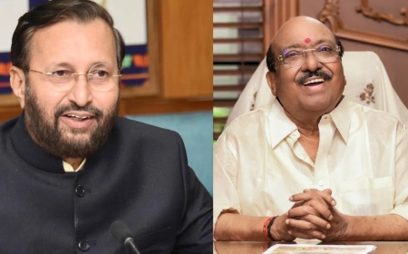 വെള്ളാപ്പള്ളിയെ ഒപ്പം കൂട്ടാൻ ബിജെപി; വെള്ളാപ്പള്ളി നടേശനും   ജാവദേക്കറും കൂടിക്കാഴ്ച നടത്തി