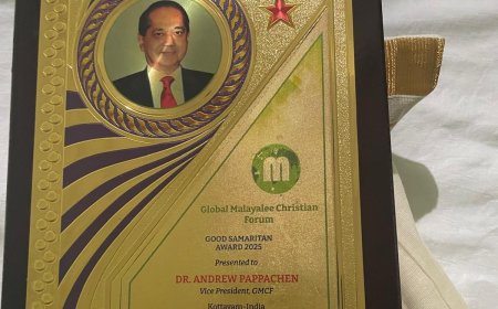 Andrew Pappachen awarded the 2025 Good Samaritan Award