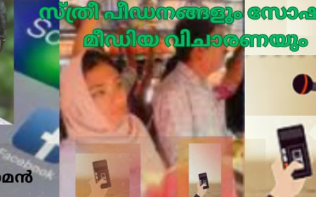   സ്ത്രീ പീഡനങ്ങളും സോഷ്യൽ മീഡിയ വിചാരണയും: കാരൂർ സോമൻ, (ചാരുംമൂടൻ)
