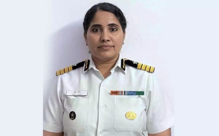 Malayali woman Coast Guard officer conferred Tatrakshak medal