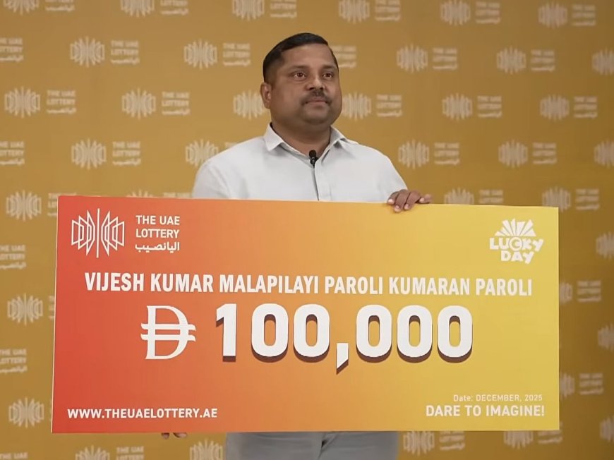 ‘I want to settle in India’: Kerala expat bags Dh100,000 UAE Lottery prize