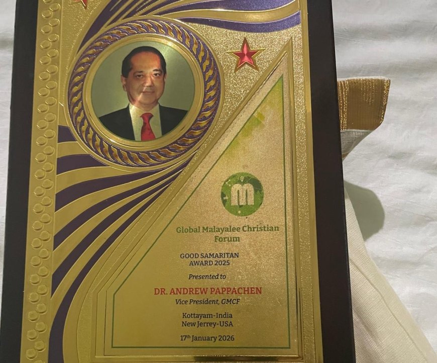 Andrew Pappachen awarded the 2025 Good Samaritan Award