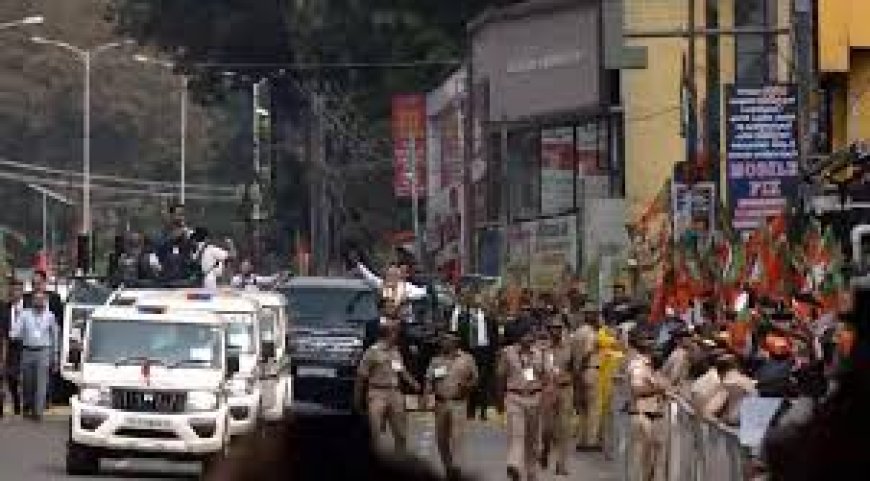 PM Modi’s roadshow enthralls thousands; TVM erupts in celebration