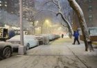 'Near impossible' travel conditions in New York as 22 inches of snow falls on US east coast