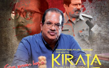 'Edathody Bhaskaran', expatriate film producer and actor, enters Malayalam film industry with crime thriller film 'KIRATA'