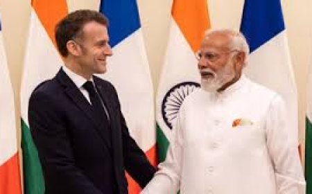 മോദി-മാക്രോൺ കൂടിക്കാഴ്ചയിൽ 21 സുപ്രധാന കരാറുകൾ ഒപ്പുവെച്ചു