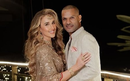 Shikhar Dhawan, new wife Sophie Shine dance at wedding reception