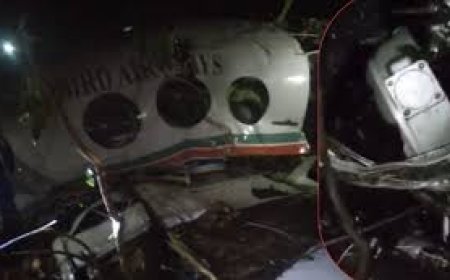 റാഞ്ചിയിൽ എയർ ആംബുലൻസ് തകർന്നു: വിമാനത്തിലുണ്ടായിരുന്നത് ഏഴ് പേർ