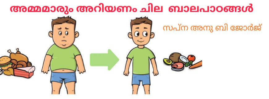 അമ്മമാരും അറിയണം ചില  ബാലപാഠങ്ങൾ
