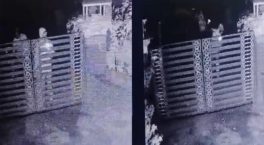 മന്ത്രിക്കു നേരെ കരിങ്കൊടി കാട്ടിയ കെഎസ്‌യു നേതാവിന്റെ വീടിനു നേരെ ബോംബേറ്;  സിസിടിവി ദൃശ്യങ്ങൾ പുറത്ത്