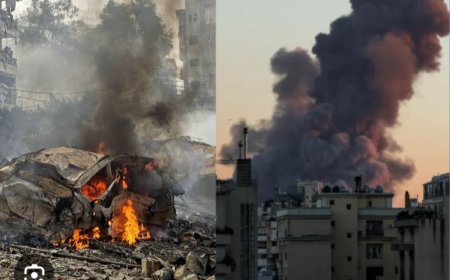 Israel bombs Beirut after Hezbollah launches rocket atta