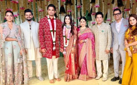 Arjun Tendulkar-Saaniya Chandhok get married in star-studded wedding