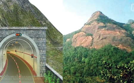 Kerala tunnel road project: controlled rock blasts begin