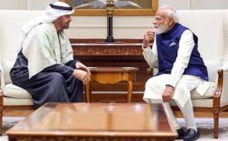പശ്ചിമേഷ്യൻ സംഘർഷം ; യുഎഇ പ്രസിഡന്റുമായി ചർച്ച നടത്തി പ്രധാനമന്ത്രി നരേന്ദ്ര മോദി