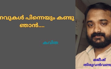 കനവുകൾ പിന്നെയും കണ്ടു ഞാൻ : കവിത