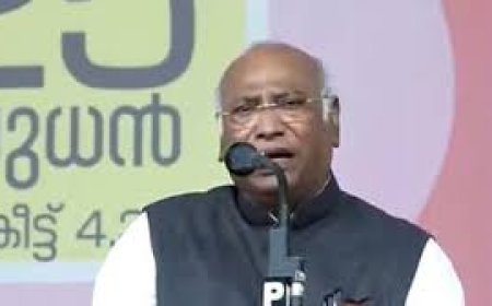 കേരളത്തിൽ 'സിജെപി' സഖ്യം; ബിജെപിയും ഇടതുപക്ഷവും  രഹസ്യ ധാരണയിലെന്ന്  ഖാർഗെ